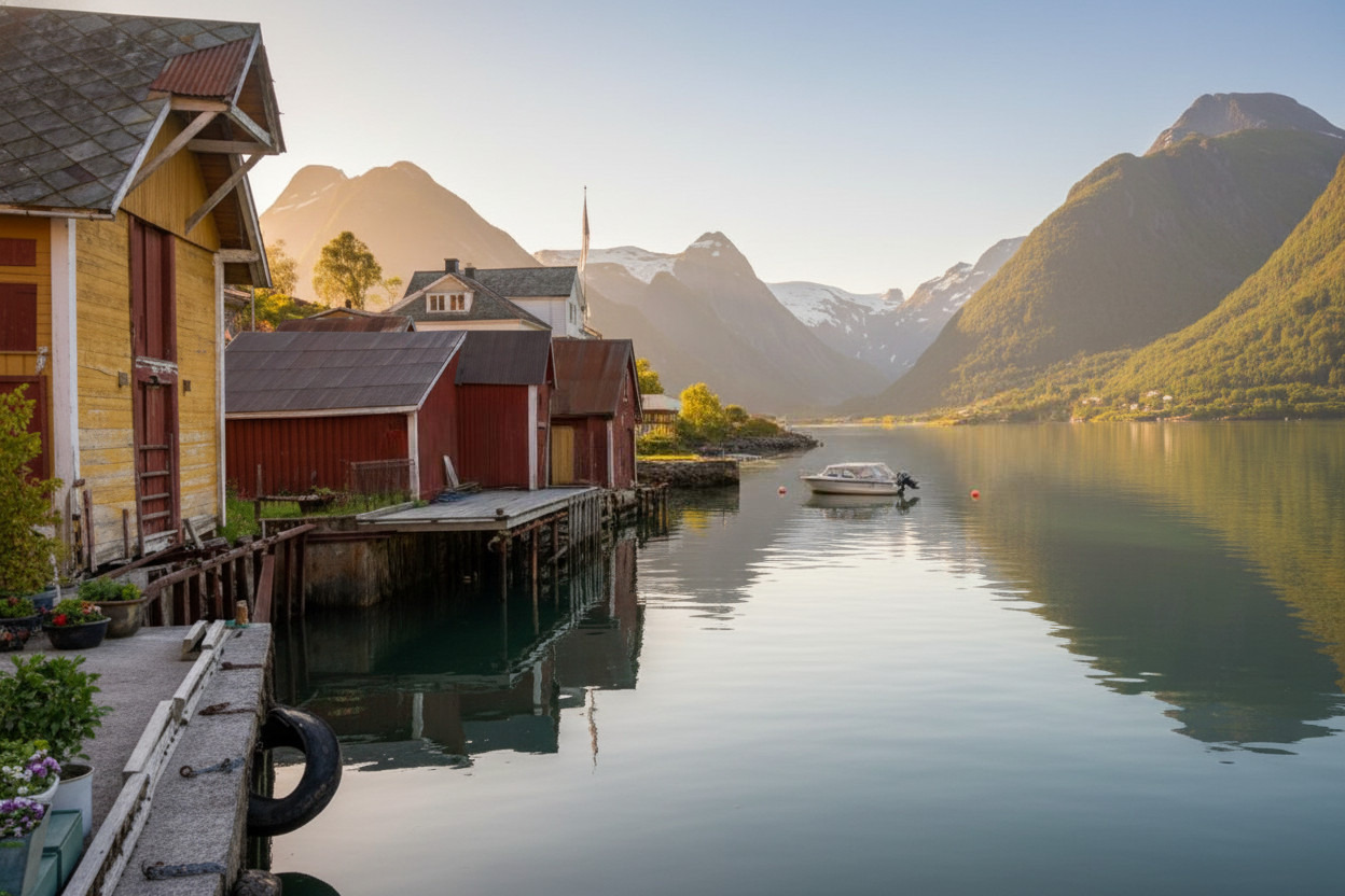 pueblo de Noruega
