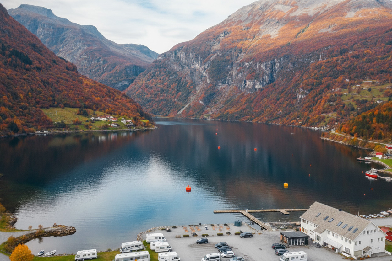 El otoño en Noruega